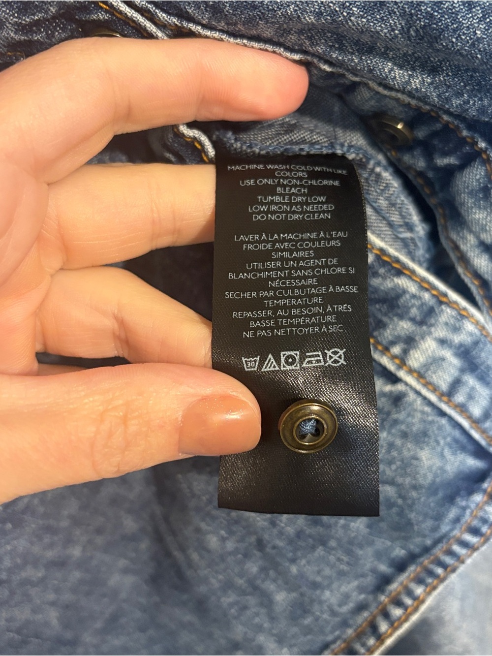 Pilcro Anthropologie Oversized Chambray Denim Button Down Shirt Small Cotton - Picture 5 of 5